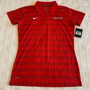 Nike Dri-Fit UNLV Polo Medium NWT